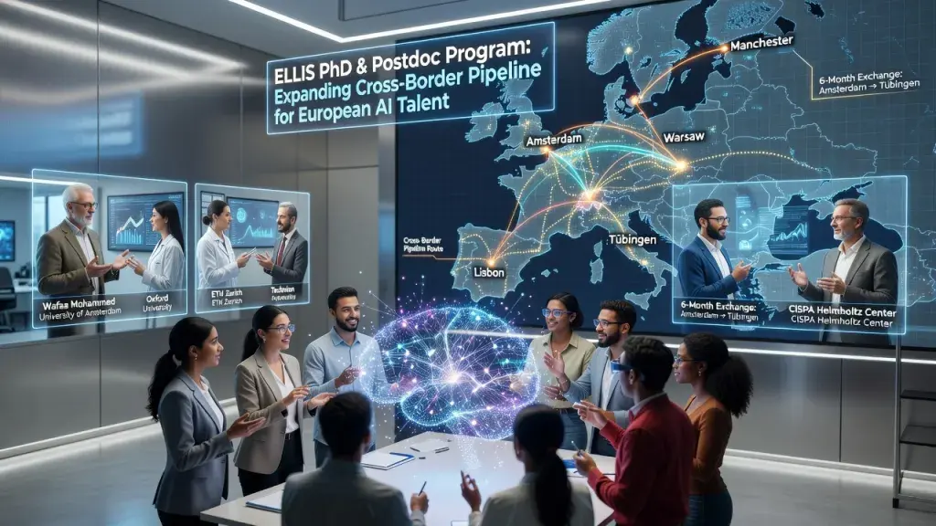 ELLIS Expands Cross-Border PhD Pipeline for European AI Talent