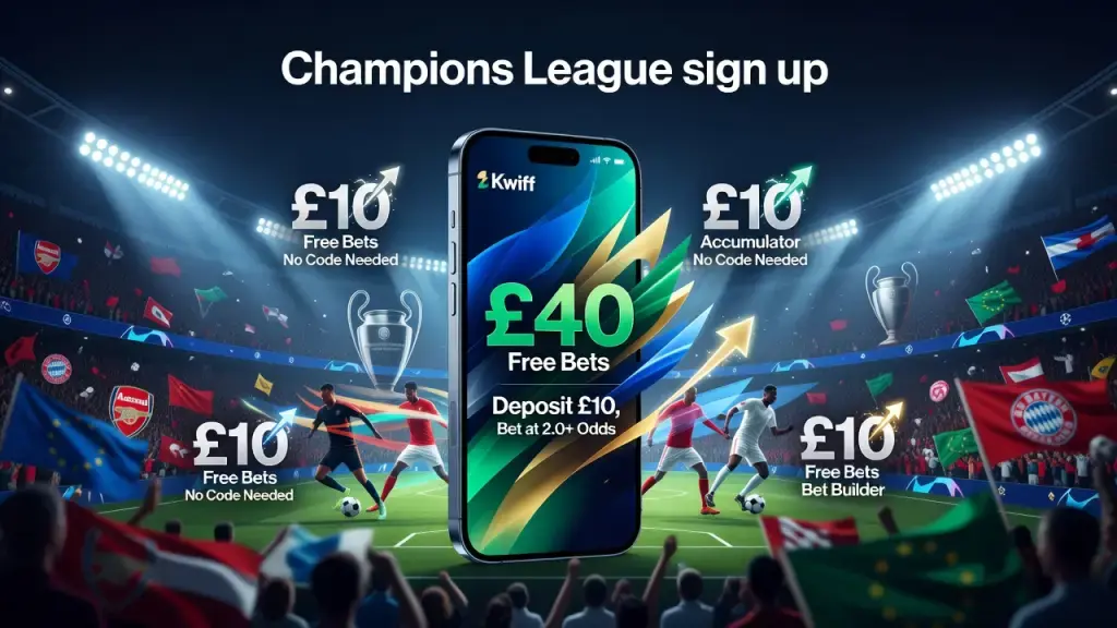 Kwiff Pairs Code-Free Sign-Up Offer With Champions League Week
